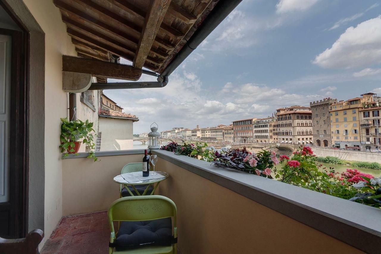 Historical Apartment Spectacular Arno View With Balcony From 12 Th Century. Florens Exteriör bild